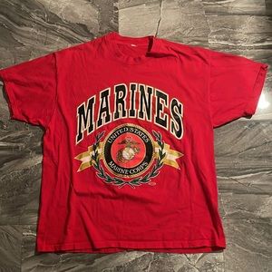 Usmc marines spellout RISE screenprint